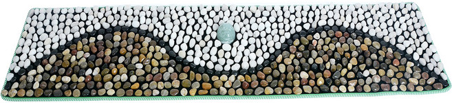 자갈길 마사지 산책로 자갈발 마사지 매트 초고밀도 발지압매트, 혼색4, 1개