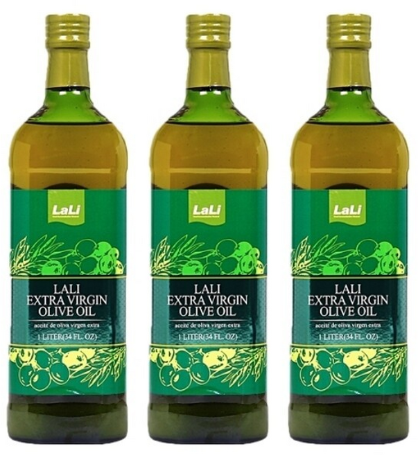 라리 엑스트라버진 올리브오일, 3개, 1L