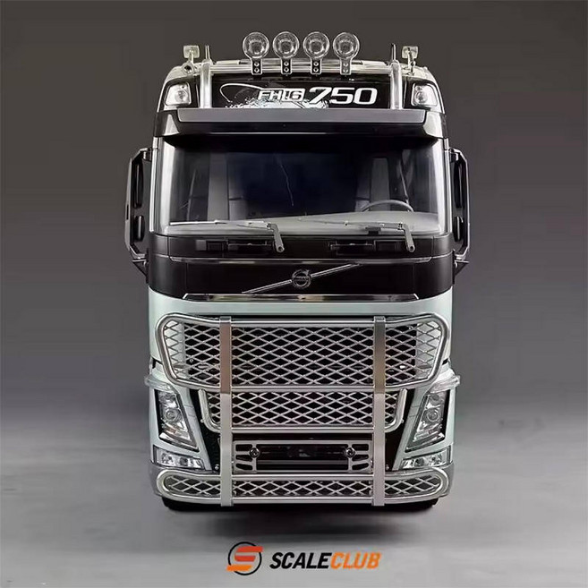 Tamiya Scaleclub 모델 1:14 스카니아 770S 업그레이드 가드 바 악트로스 볼보 자동차 부품 동물 울타리 불펜, For FH750, 1개