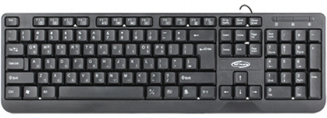 넷메이트 PS2 사무용 키보드 NM-OM04, 블랙