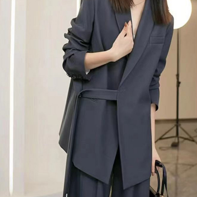 루스리더 여성 루즈핏 정장세트 와이드팬츠 투피스 E157