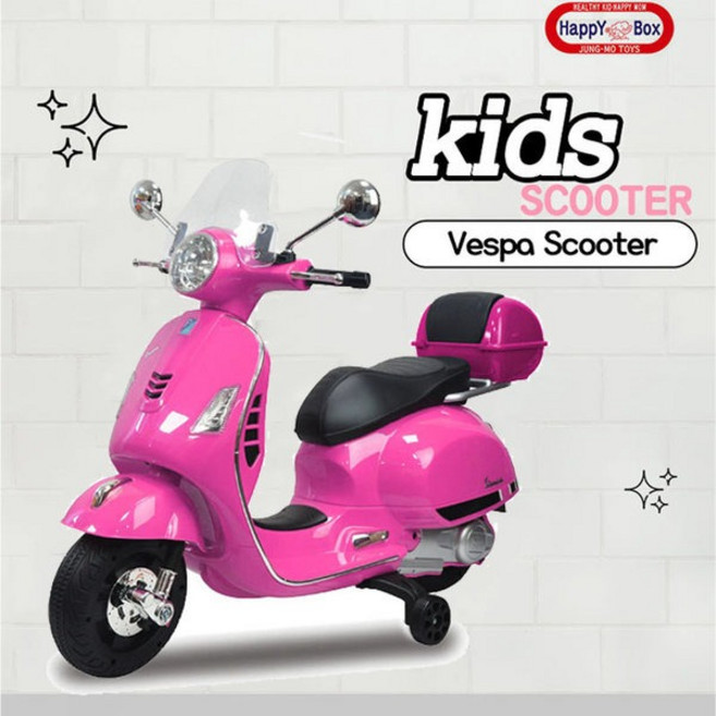 베스파키즈전동스쿠터 핑크_유아전동오토바이, 1개