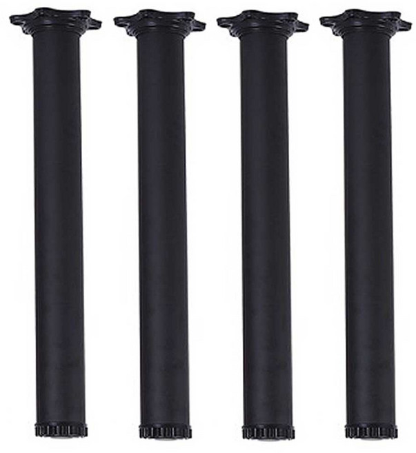 리폼플러스 식탁다리 700mm 테이블다리 책상다리, 블랙, 4개