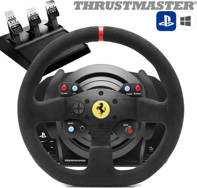 트러스트마스터 T300 페라리 Integral 레이싱휠(PS5 PS4 PC지원), T300 페라리 Integral 레이싱휠, 1개