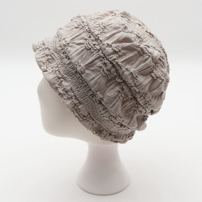 에스랑 마일드 여성 중년 면 코튼 엄마 할머니 항암 비니 모자