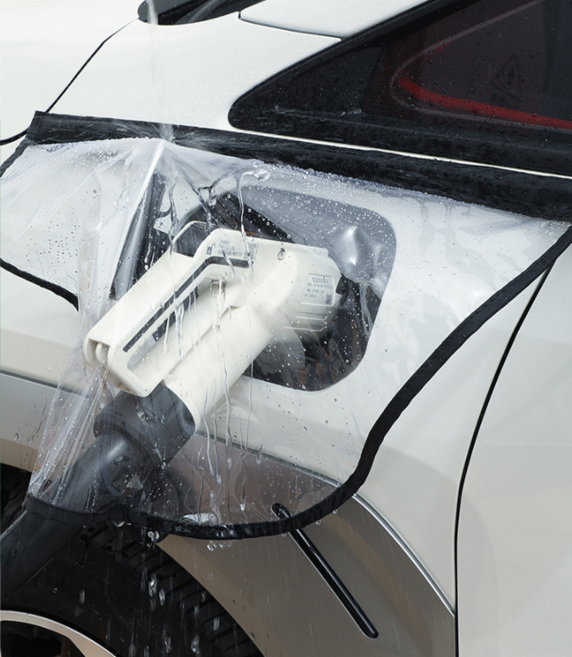 LUCHE 전기차 충전포트 보호 투명 레인커버