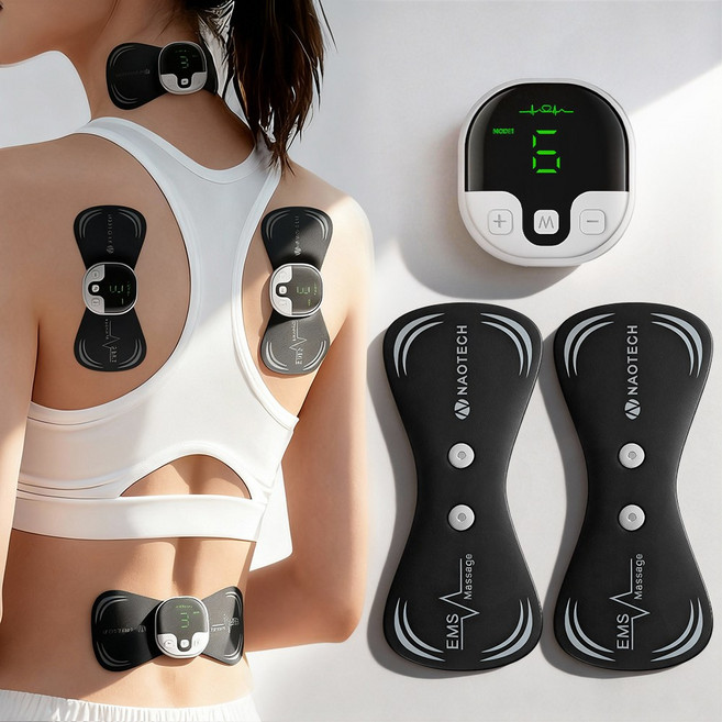 SOVI저주파 마사지기 EMS/TENS 전신에 적합, 흰색, JQ001-2