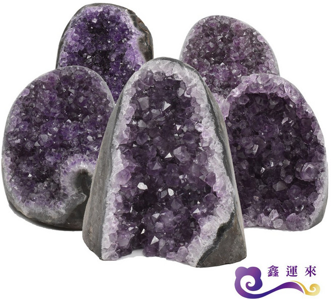 鑫運來 招財開運烏拉圭紫晶鎮(300-500g) 紫水晶 風水擺飾
