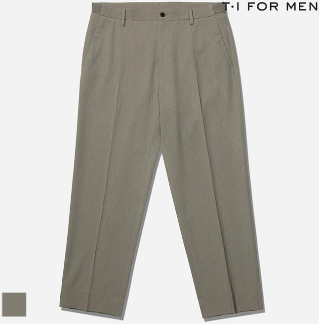 [T.I FORMEN] TUNED 트윌 조직 폴리 SET-UP 팬츠 뉴스탠다드_M234MP