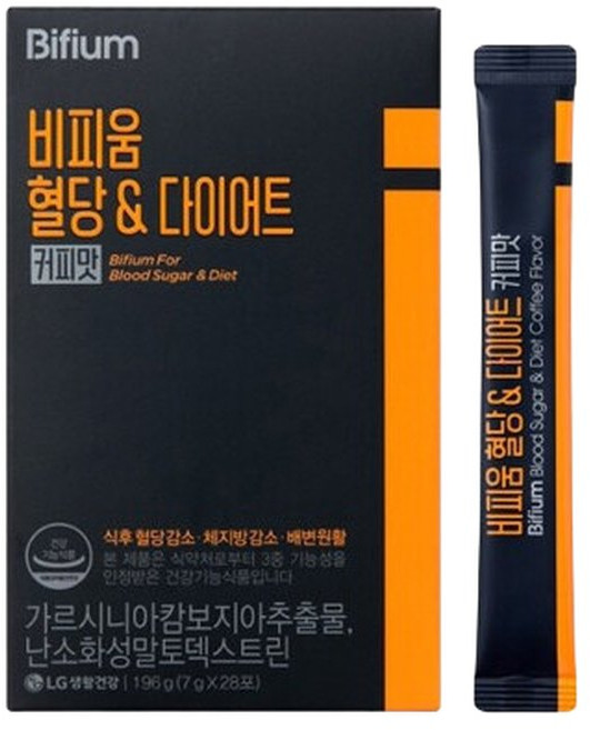 비피움 혈당케어 다이어트 커피 28포 가르시니아 체지방감소, 1개, 단품