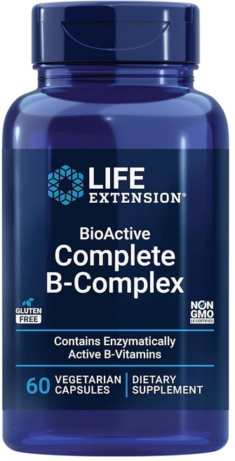 라이프 바이오액티브 컴플리트 B비타민 60캡슐, 60 Count (Pack of 1), 1개, 60정 - 쿠팡