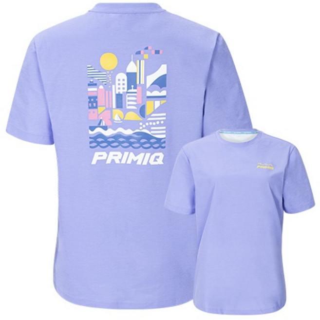 프리미크 시티투어 퍼플 HCT25208U 코튼라이크 배드민턴 테니스 스쿼시 탁구 의류 학생 배드민턴복 커플배드민턴 용산스포츠 용스