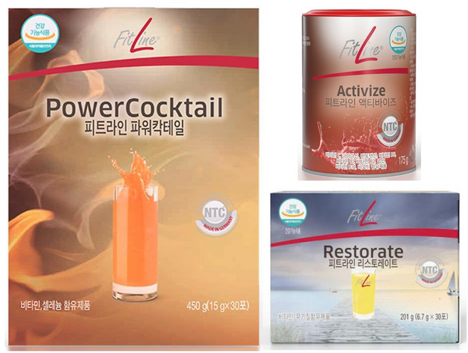독일 PM쥬스 3종세트(액티바이즈+파워칵테일+리스토레이트), 1개, 450g+200g+175g