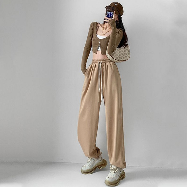 FANSYLI 여성 여름 댄스 바지 에어로빅복 줌바댄스복 줌바복 방송댄스의상 XX5M16sw1, 카키