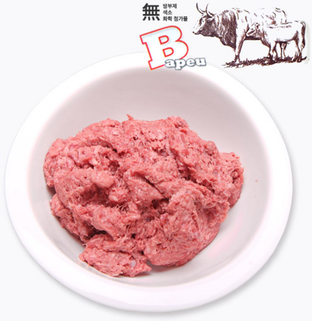 더펫코리아 뼈넣은 프레이 송아지목뼈 1kg 애견생식 강아지생식, 200g, 5개