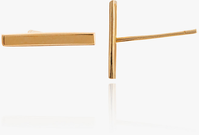 엘렌쥬얼리 14K 미니바 귀걸이