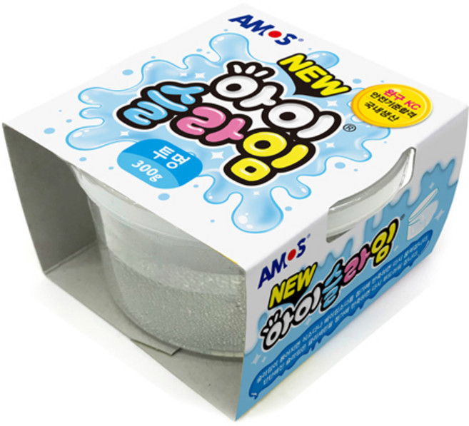 아모스 아이슬라임, 투명, 300g, 1개