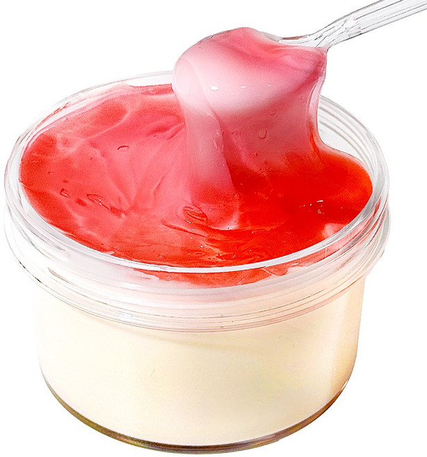 젤시스 복숭아푸딩 지글리슬라임 수제슬라임 안전한재료 스트레스해소 출렁쫀득, 1개