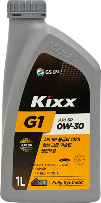 GS칼텍스 킥스 Kixx G1 SP 0W30 1리터 100% 합성엔진오일, 1L, 1개