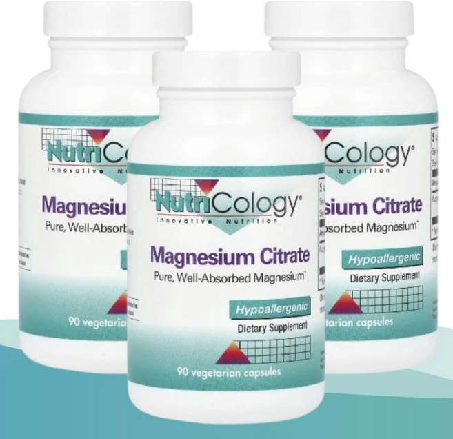 뉴트리콜로지 마그네슘 구연산 시트레이트 90캡슐 Magnesium 3개, 90정 - 쿠팡