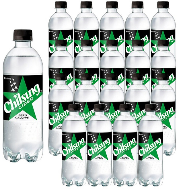 칠성사이다 제로, 500ml, 20개