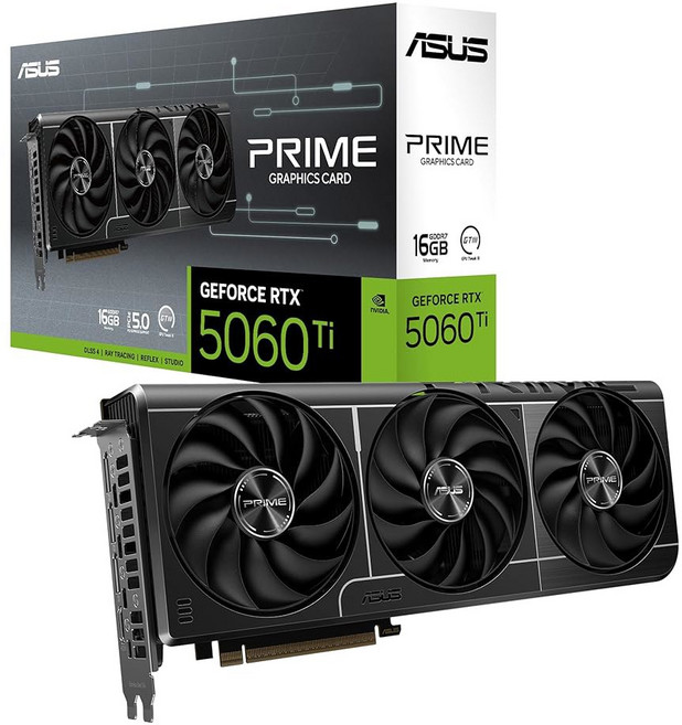 ASUS 듀얼 디자인 5060 지포스 OC DLSS 에디션 기술 화이트 PCIE 디스플레이포트 RTX 축류 HDMI 0DB TI 16GB GDDR7 슬롯 1B