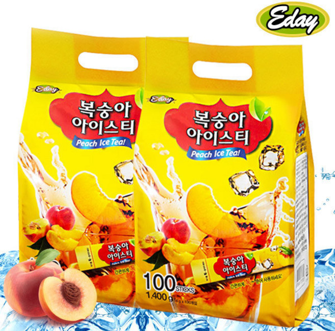 이레에프에스 복숭아 아이스티 분말, 14g, 100개입, 2개