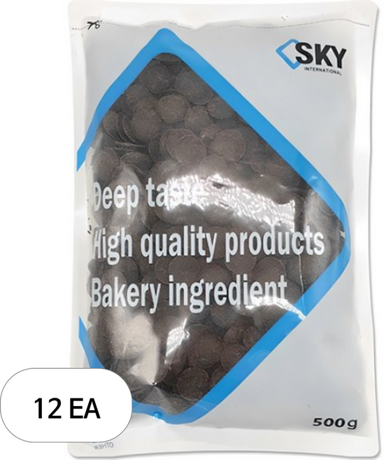 이르카 키론카오 다크 코팅초콜릿, 12개, 500g