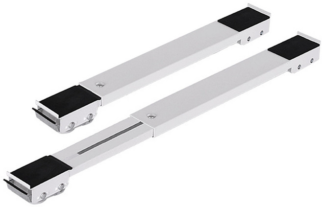 모칸도 당일발송 세탁기 받침대 CDMK-A11 (이동받침대 냉장고 건조기 다용도 받침대 크기조절 가전제품 고정 균형맞춤), 1개, 블랙