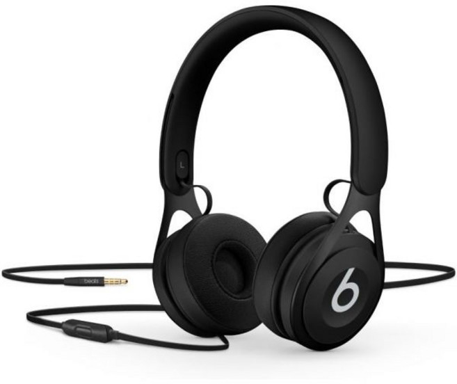 Beats by Dr. Dre EP 유선 온이어 헤드폰 블랙 리뉴얼, Black, 1개, 검정