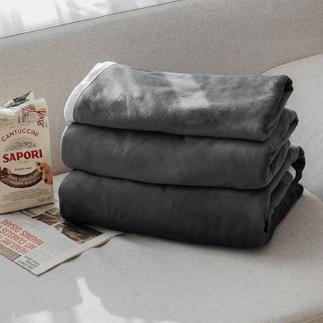 미니멀룸 찹쌀떡 포근 침구담요 극세사 담요