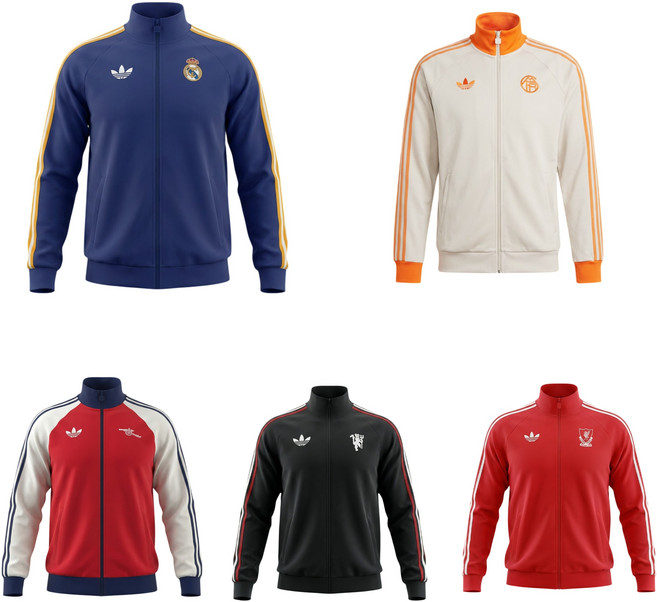 아디다스 오리지널 클럽 의류 트랙탑 저지 블록코어 패션 예쁜 집업 저지 자켓