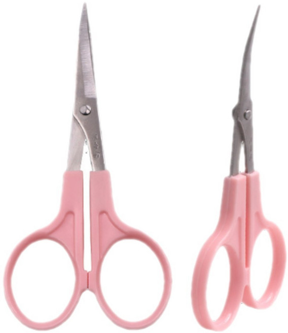 공예용 커브 가위 모루인형 부자재 털 정리 다듬기 재료 곡선가위 소품 DIY 공예, 1개