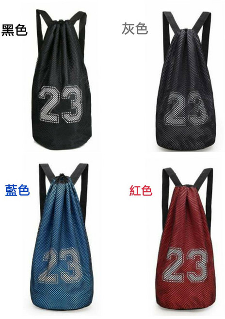 [戶外/運動用品] 大容量多功能背包 可裝多顆球 雙肩背包、有小內袋 籃球袋、排球袋、足球袋、運動健身包【咕米魔法屋】, 1個, 購買球類享加購價,灰色