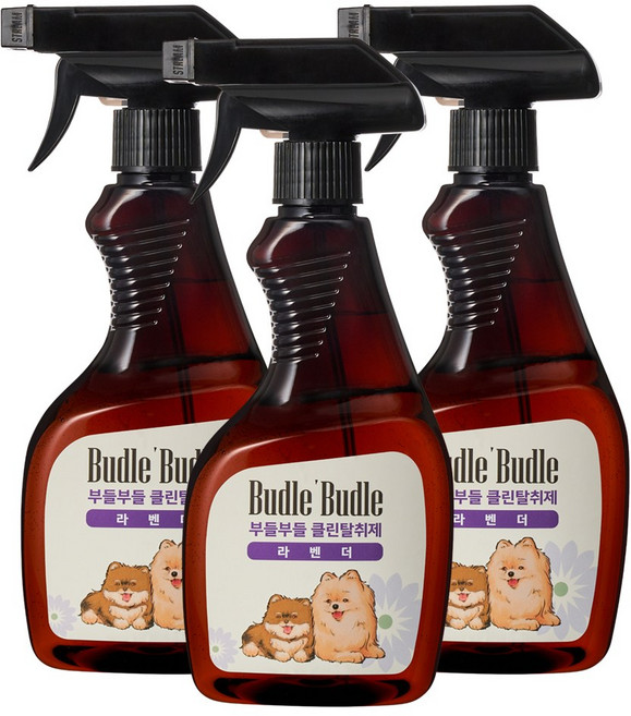 부들부들 NEW 클린 탈취제 (라벤더향) 530ml, 3개