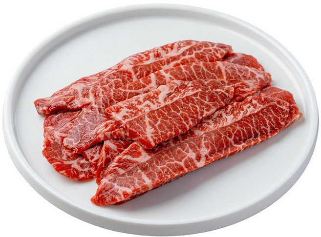 도화한우 1등급 암소한우 부채살 냉장 구이용, 4개, 200g