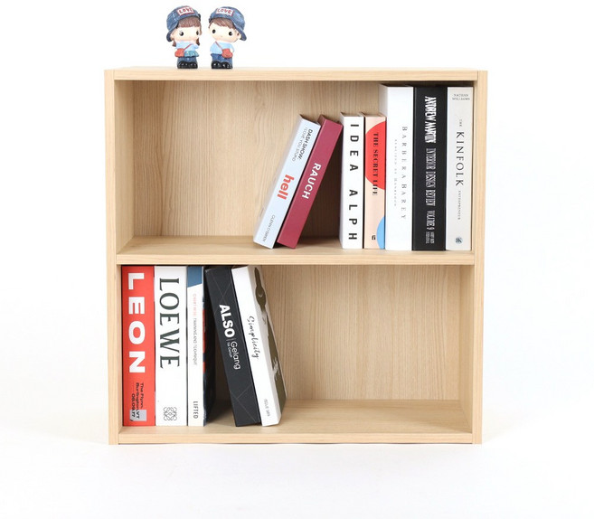 모던 2단 600 책장, 오크