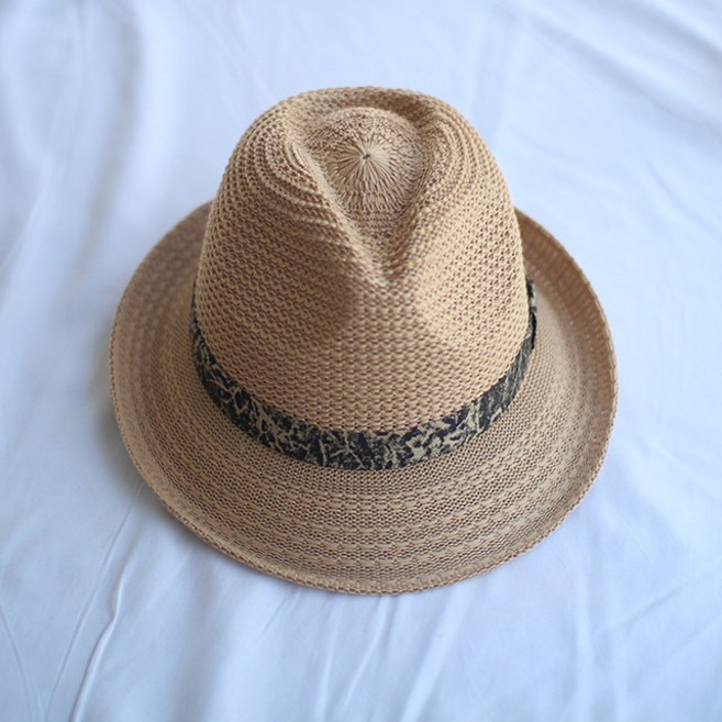 국내제작국산 폴리니트 남자L사이즈 전용 중년남자 페도라 할아버지 봄여름 신사 중절모자