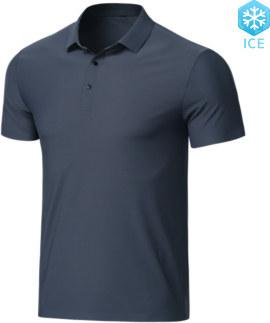 심리스 아이스 남자 골프웨어 폴로반팔 티셔츠 하루밀도