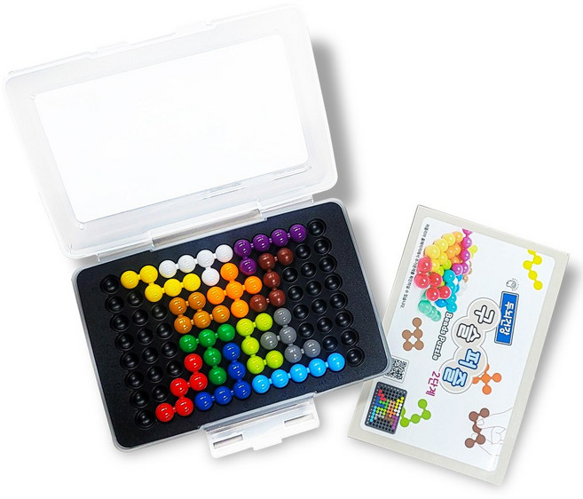 [퍼즐리아 기획상품] 두뇌건강 구슬퍼즐 2단계 (추천대상 : 유치 초등 노인_펜토미노), 1개