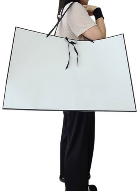 초대형 특대형 종이가방 빅쇼핑백, 1개, 화이트