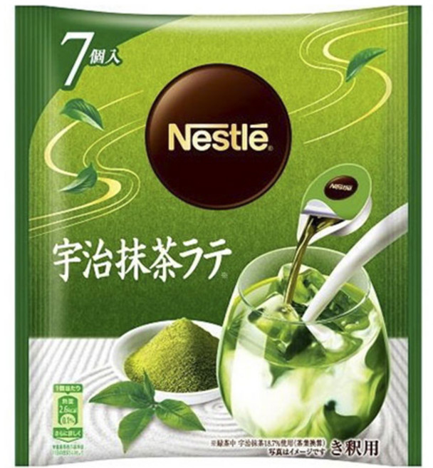 일본 네슬레 우지 말차 라떼 포션, 11g, 7개입, 1개