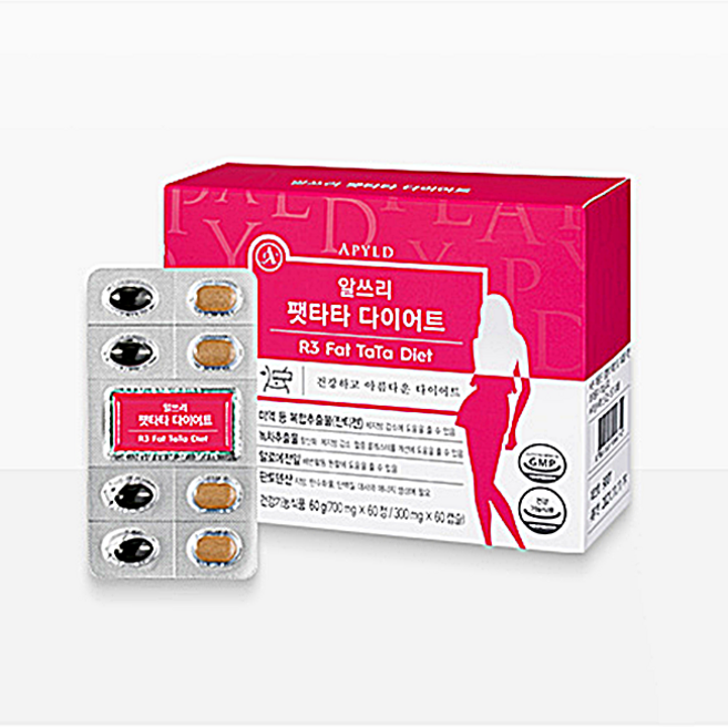 에이필드 R3 팻타타 다이어트 60g, 4세트, 120정