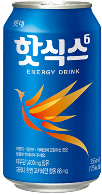 핫식스 에너지 음료, 355ml, 24개