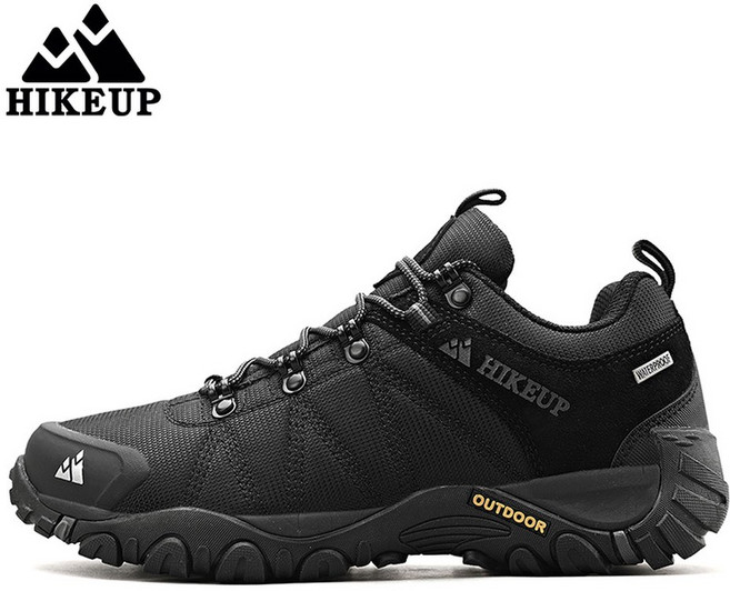 HIKEUP 미끄럼 방지 산악 통기성 운동화 하이킹 남성 OF 등산 SPLASH 관광 야외 신발 착용