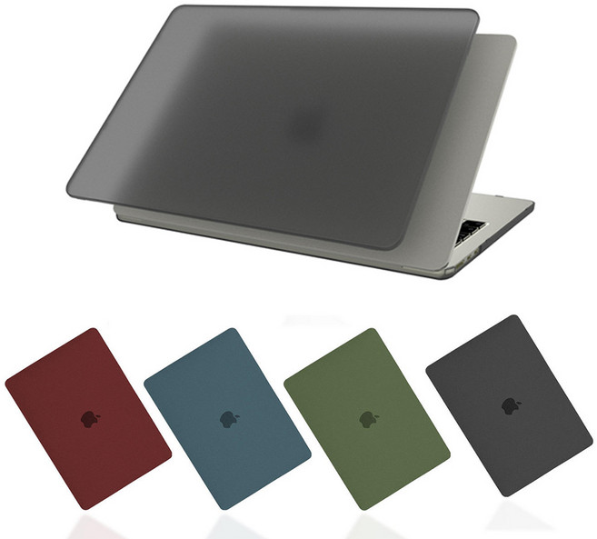 와이즈 맥북에어 13인치 컬러매트 케이스 구성품 세트 A2681(M2), 매트블랙, [1] 컬러매트 케이스 단품, 1개