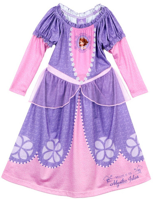 디즈니 공주 원피스 드레스 아동 여아 유아 잠옷 세트 파자마 파티 실내복 소피아신형_7부