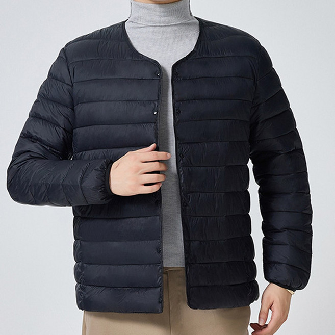 메이리앤 남성 경량패딩 100% 프리미엄 웰론 충전재 생활방수 이너 패딩
