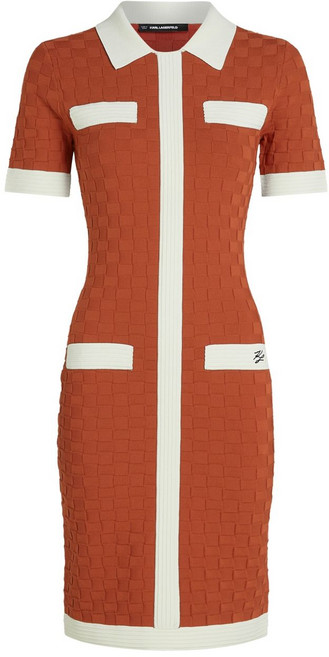 칼 라거펠트 투톤 미니 드레스