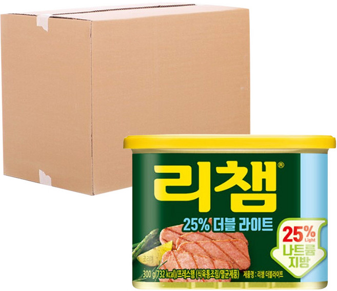 [로지프로] 동원 리챔 더블라이트 300g 24개입 (1박스) 동원리챔